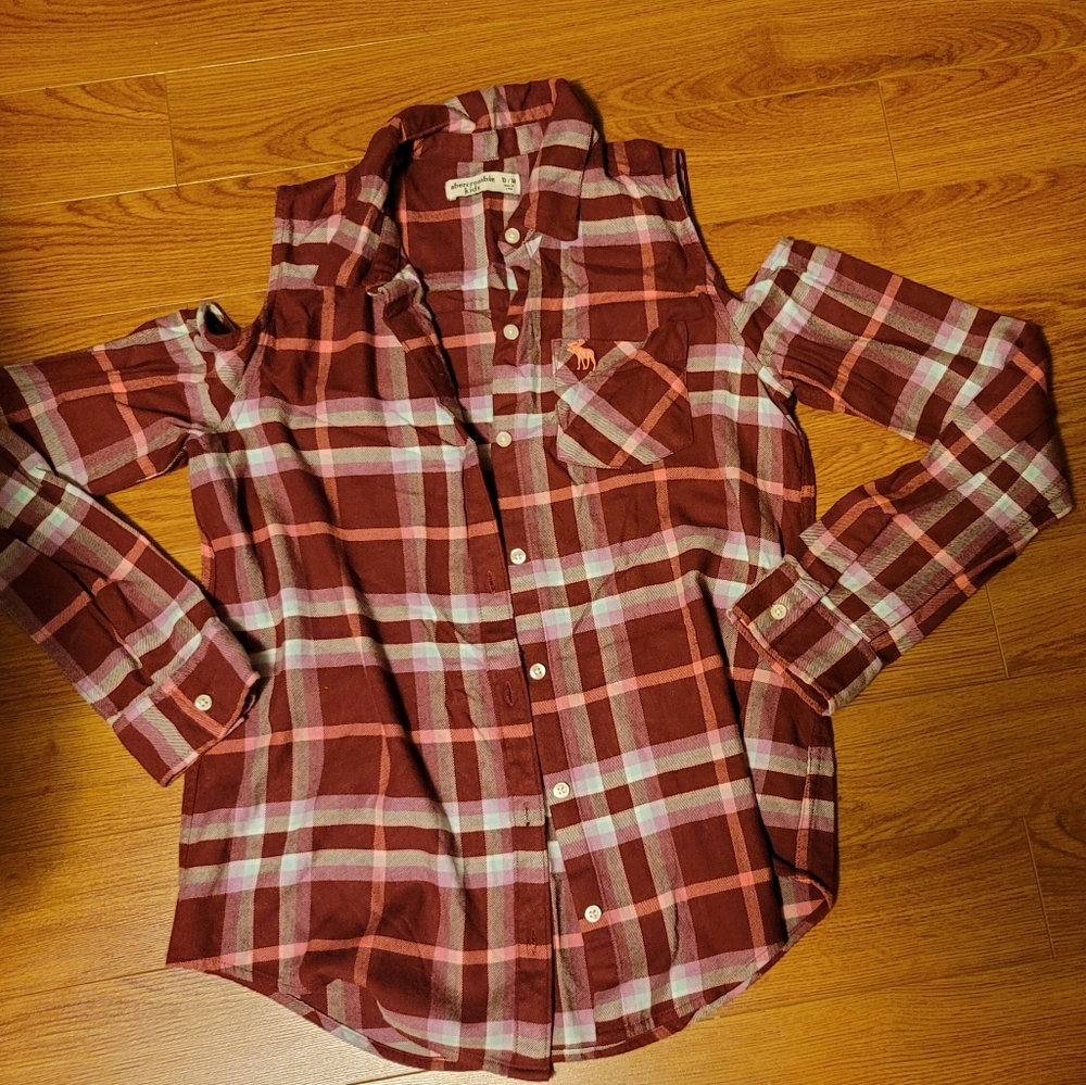 Abercrombie Kids flannel shirt, size 13-14